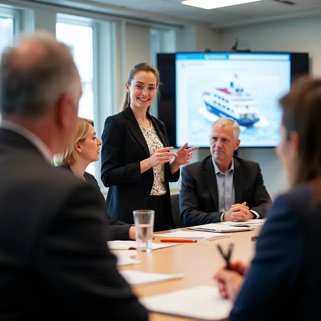 Professional team collaboration